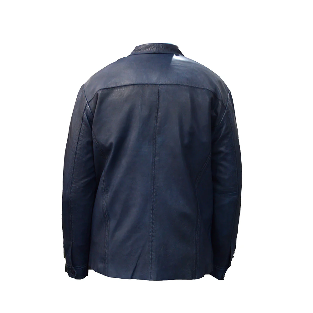 MISSANI Lamb Skin Leather Shirt Jackets 339330 - Image 15
