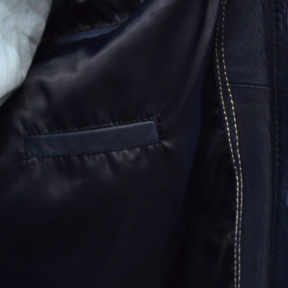 MISSANI Lamb Skin Leather Shirt Jackets 339330 - Image 16