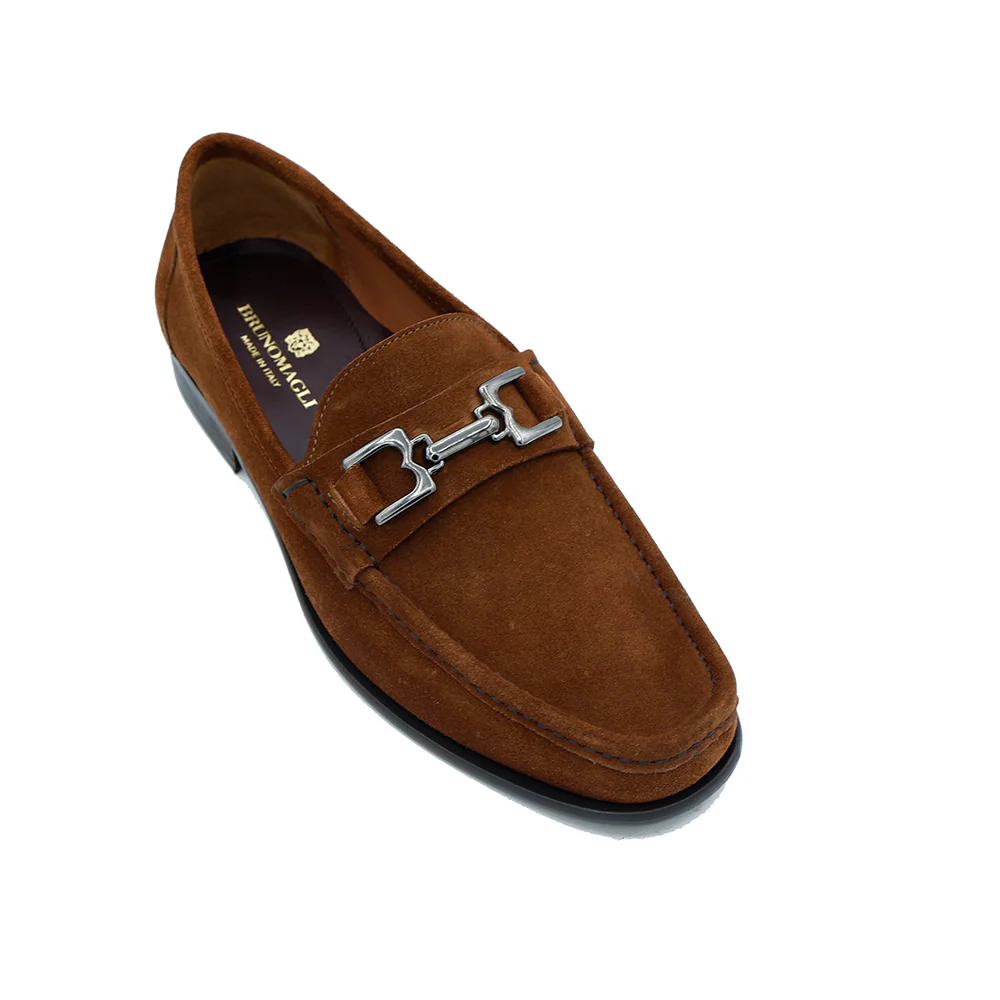 Bruno Magli Trieste Classic Suede and Leather Lined Moccasin Loafer - Image 10