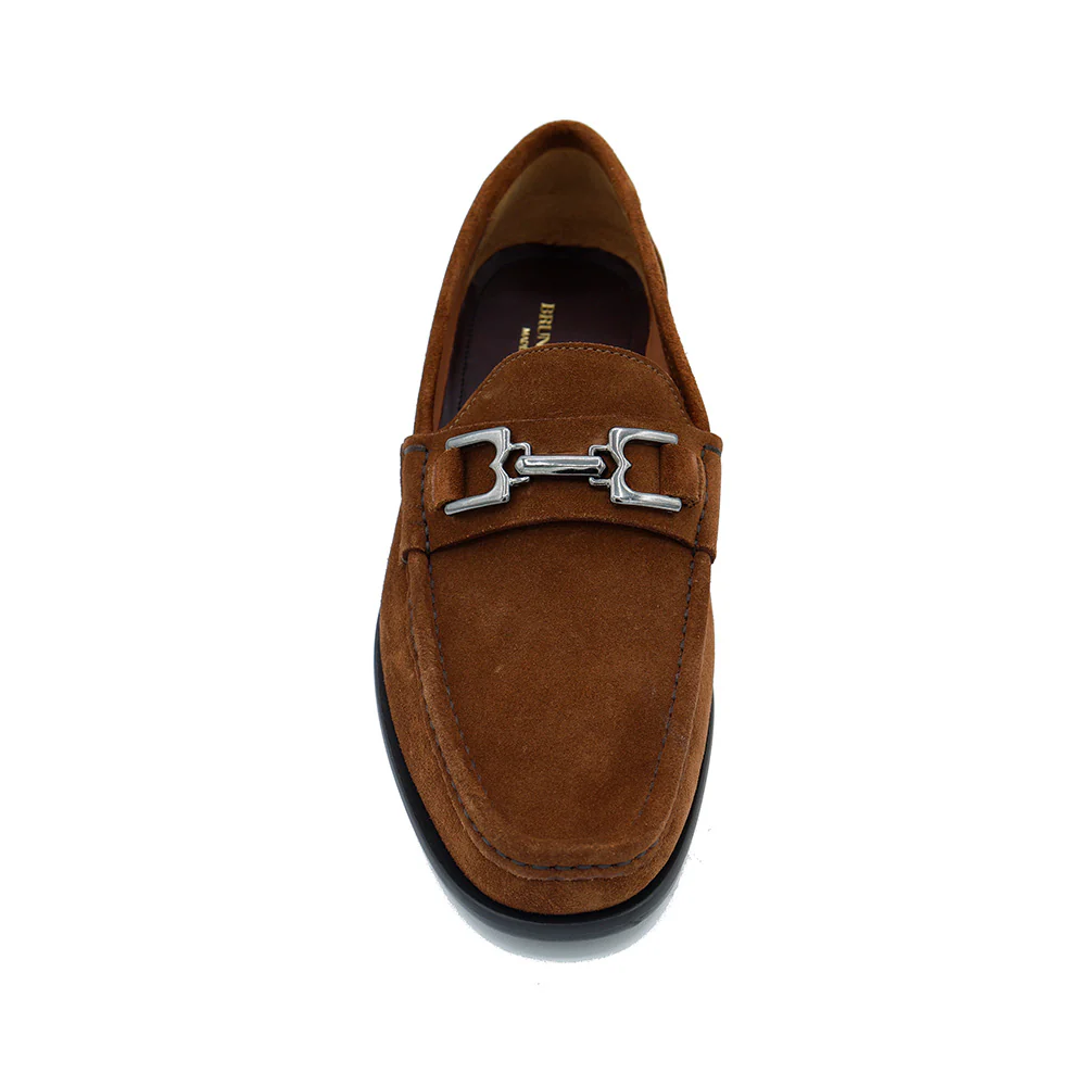 Bruno Magli Trieste Classic Suede and Leather Lined Moccasin Loafer - Image 11