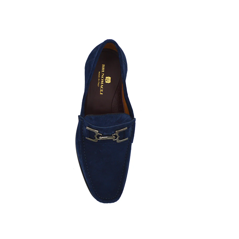 Bruno Magli Trieste Classic Suede and Leather Lined Moccasin Loafer - Image 16