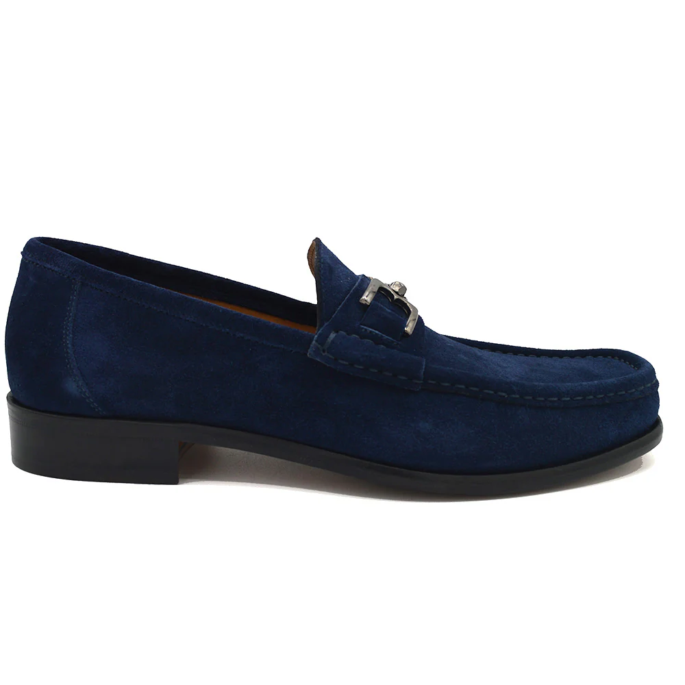 Bruno Magli Trieste Classic Suede and Leather Lined Moccasin Loafer - Image 17
