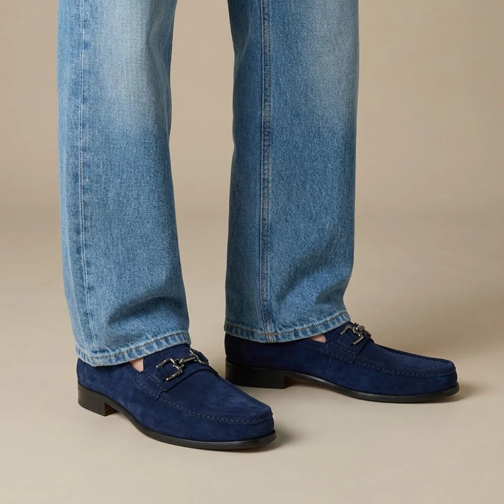 Bruno Magli Trieste Classic Suede and Leather Lined Moccasin Loafer - Image 4