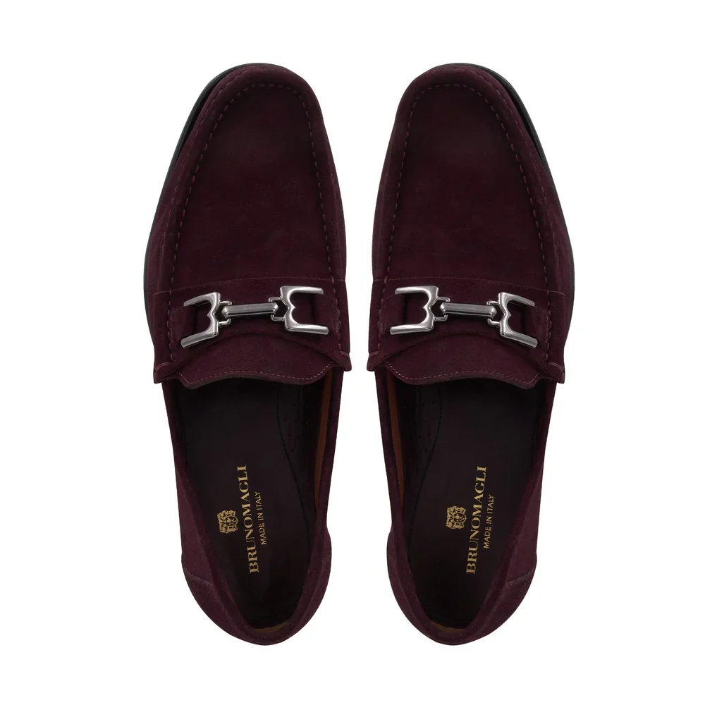 Bruno Magli Trieste Classic Suede and Leather Lined Moccasin Loafer - Image 7