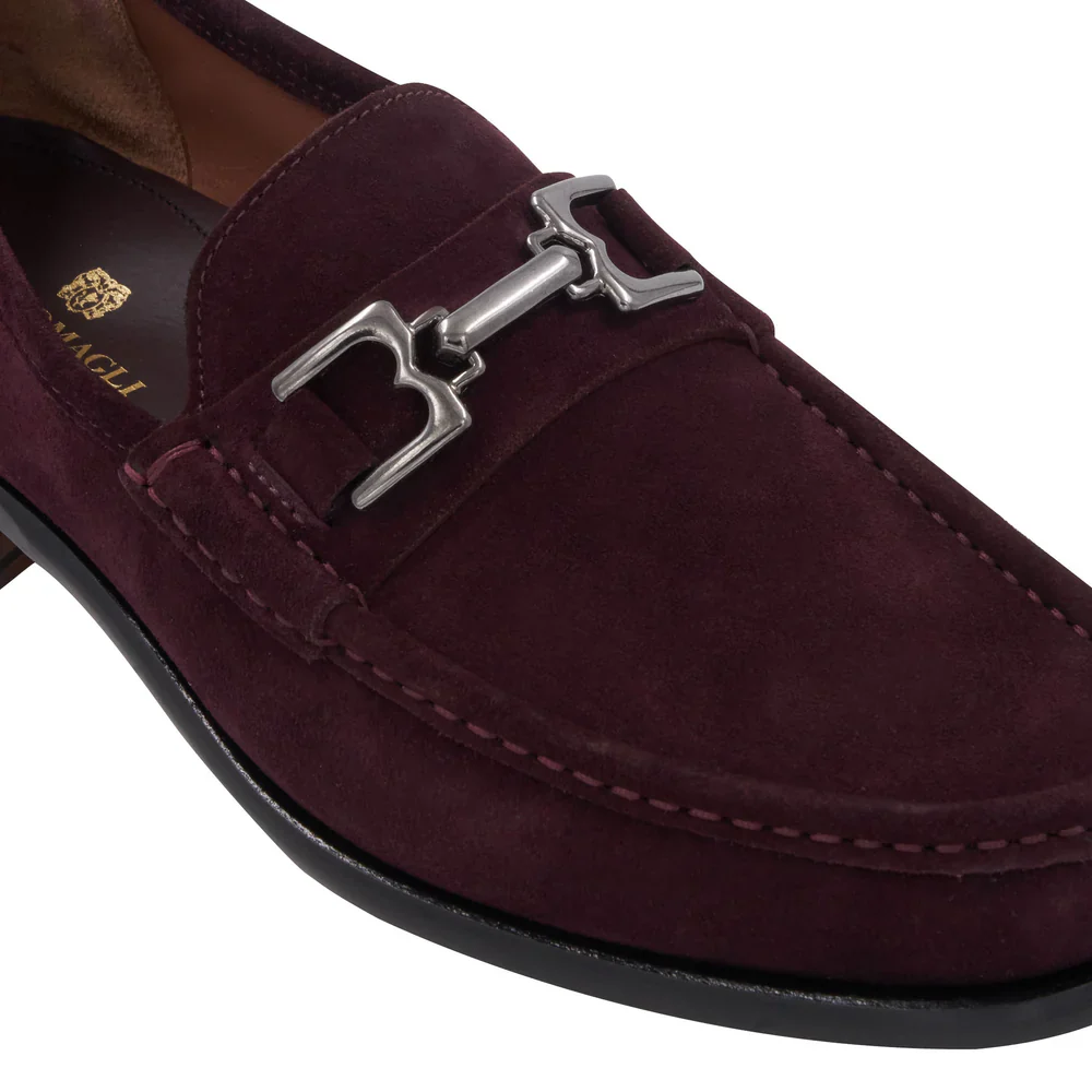 Bruno Magli Trieste Classic Suede and Leather Lined Moccasin Loafer - Image 8
