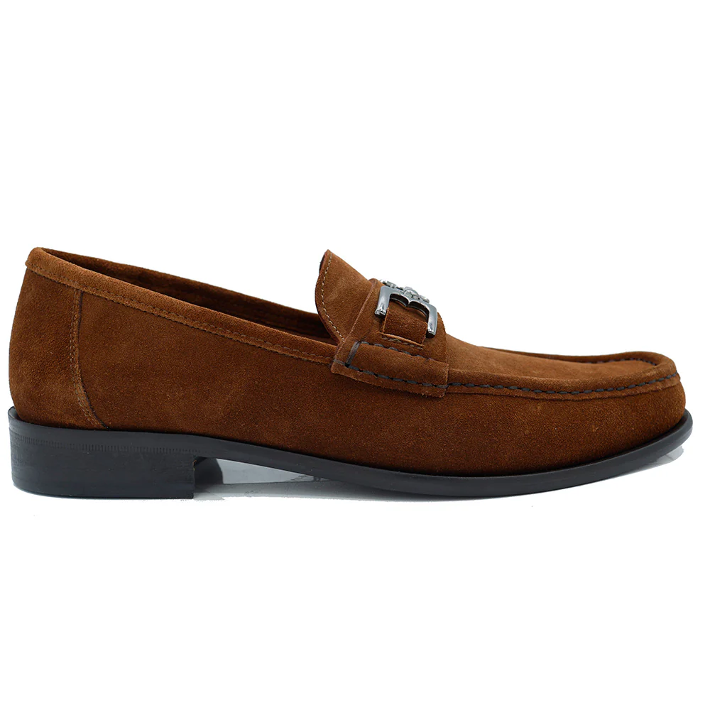 Bruno Magli Trieste Classic Suede and Leather Lined Moccasin Loafer - Image 9