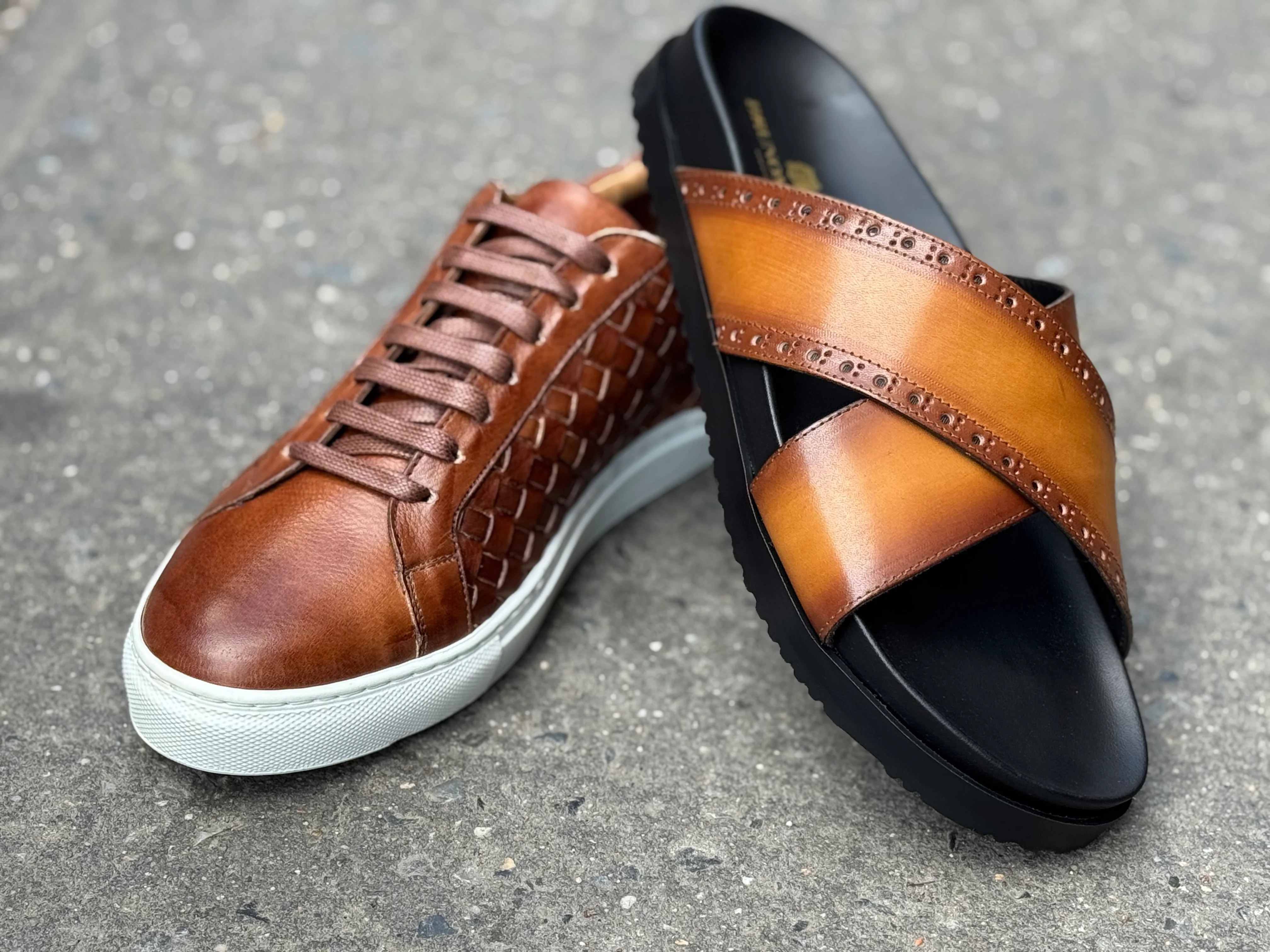 Bruno Magli Federico Leather Sandal - Image 13