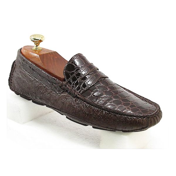 Calzoleria Toscana 2856 Ostrich & Crocodile Driver - Extra 30% Off At Checkout - Image 4