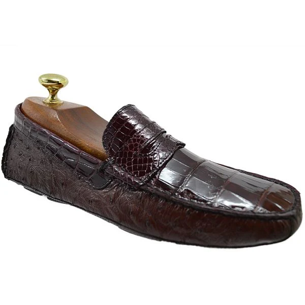 Calzoleria Toscana 2856 Ostrich & Crocodile Driver - Extra 30% Off At Checkout - Image 7