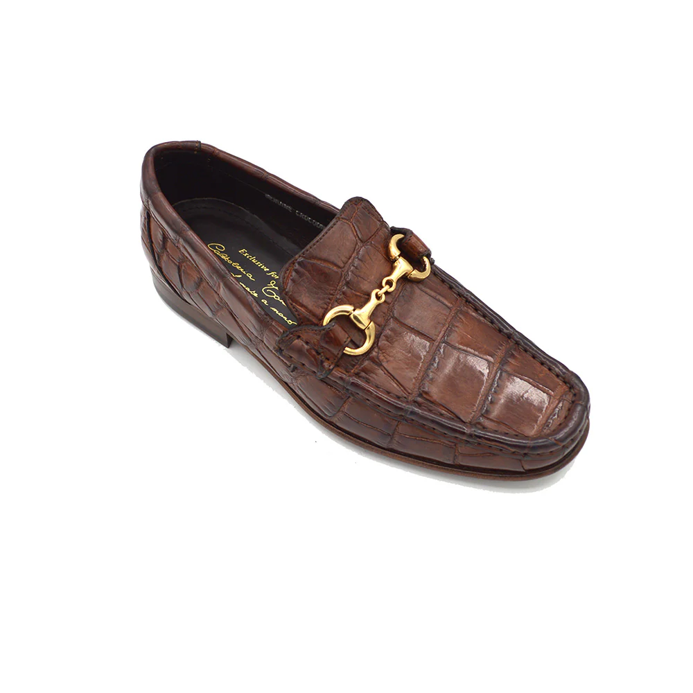 Calzoleria Toscana 3238 Alligator & Crocodile DISO Rolls-Royce Loafer - Image 12