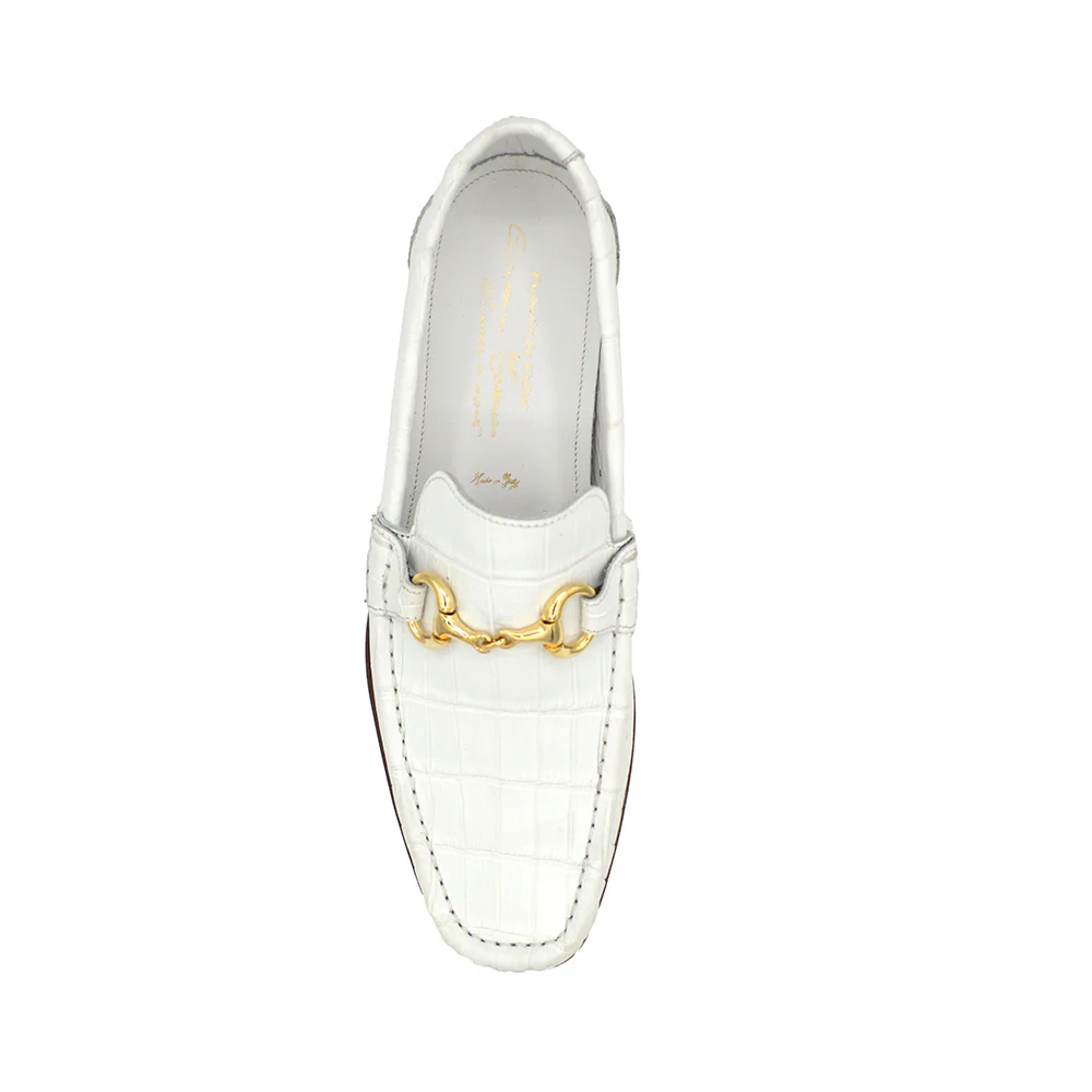 Calzoleria Toscana 3238 Alligator & Crocodile DISO Rolls-Royce Loafer - Image 8