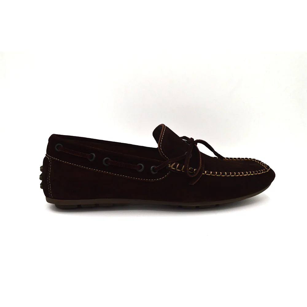 Calzoleria Toscana 2449 Brown Suede Buckle Loafer - Image 13