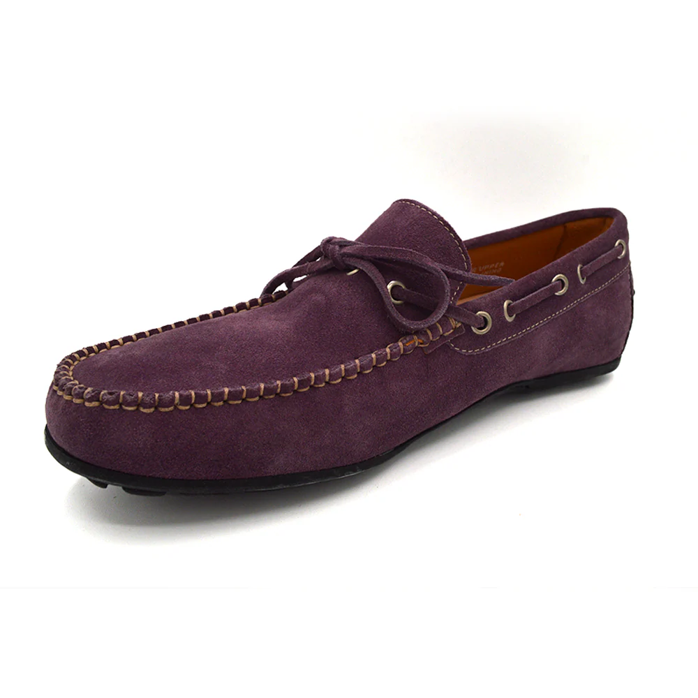 Calzoleria Toscana 2449 Brown Suede Buckle Loafer - Image 7