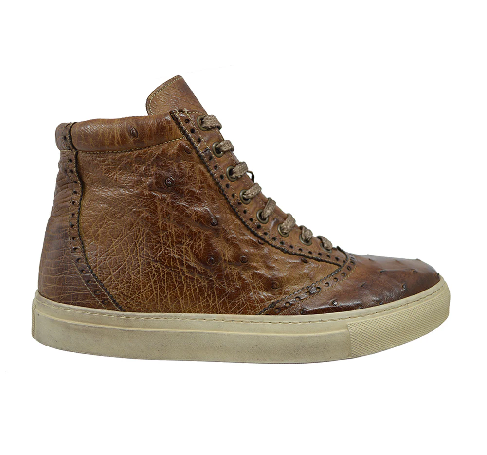 Calzoleria Toscana 3696 Ostrich Sneaker - Image 6