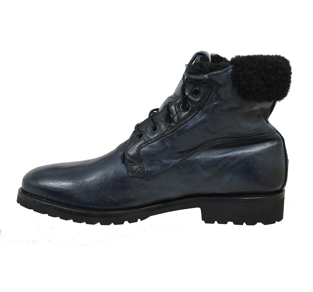 Calzoleria Toscana 4060 Leather & Shearling Boot - Image 10
