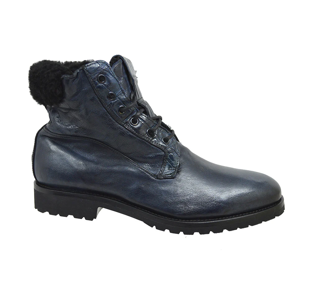 Calzoleria Toscana 4060 Leather & Shearling Boot - Image 12