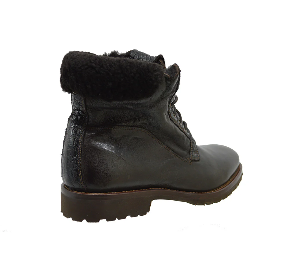 Calzoleria Toscana 4060 Leather & Shearling Boot - Image 15