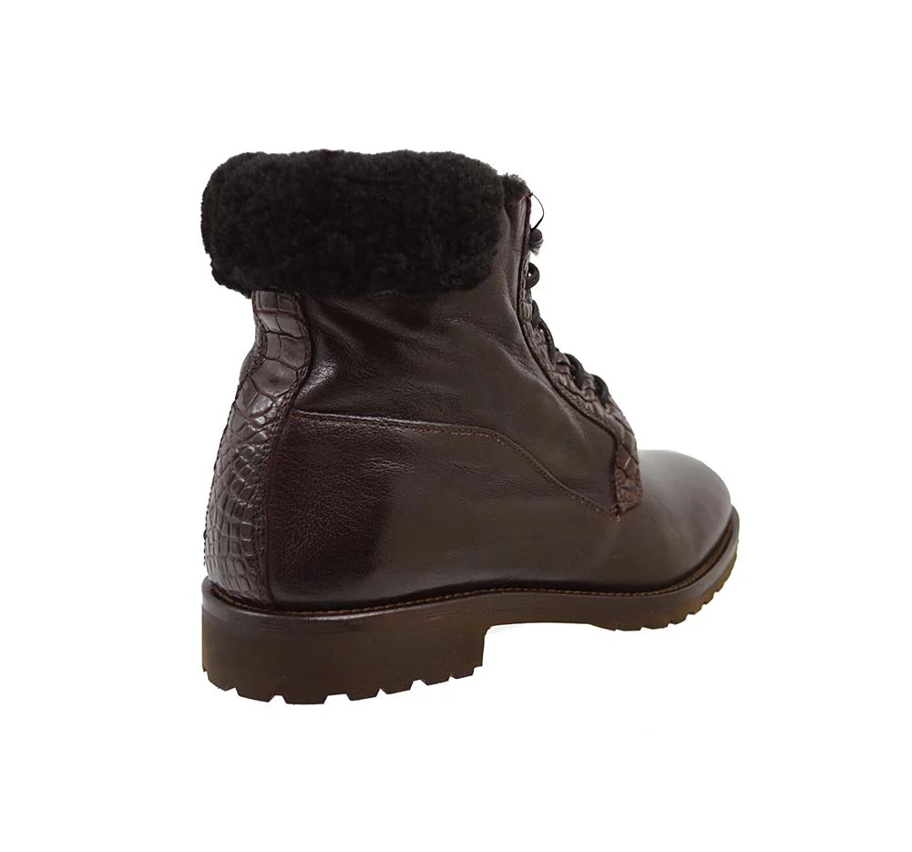 Calzoleria Toscana 4060 Leather & Shearling Boot - Image 19
