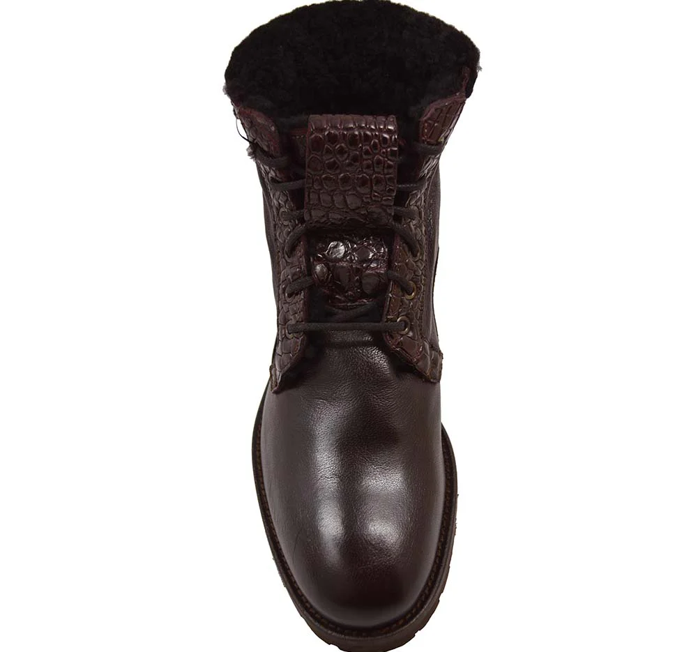 Calzoleria Toscana 4060 Leather & Shearling Boot - Image 20