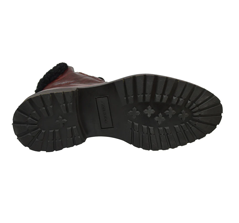 Calzoleria Toscana 4060 Leather & Shearling Boot - Image 8