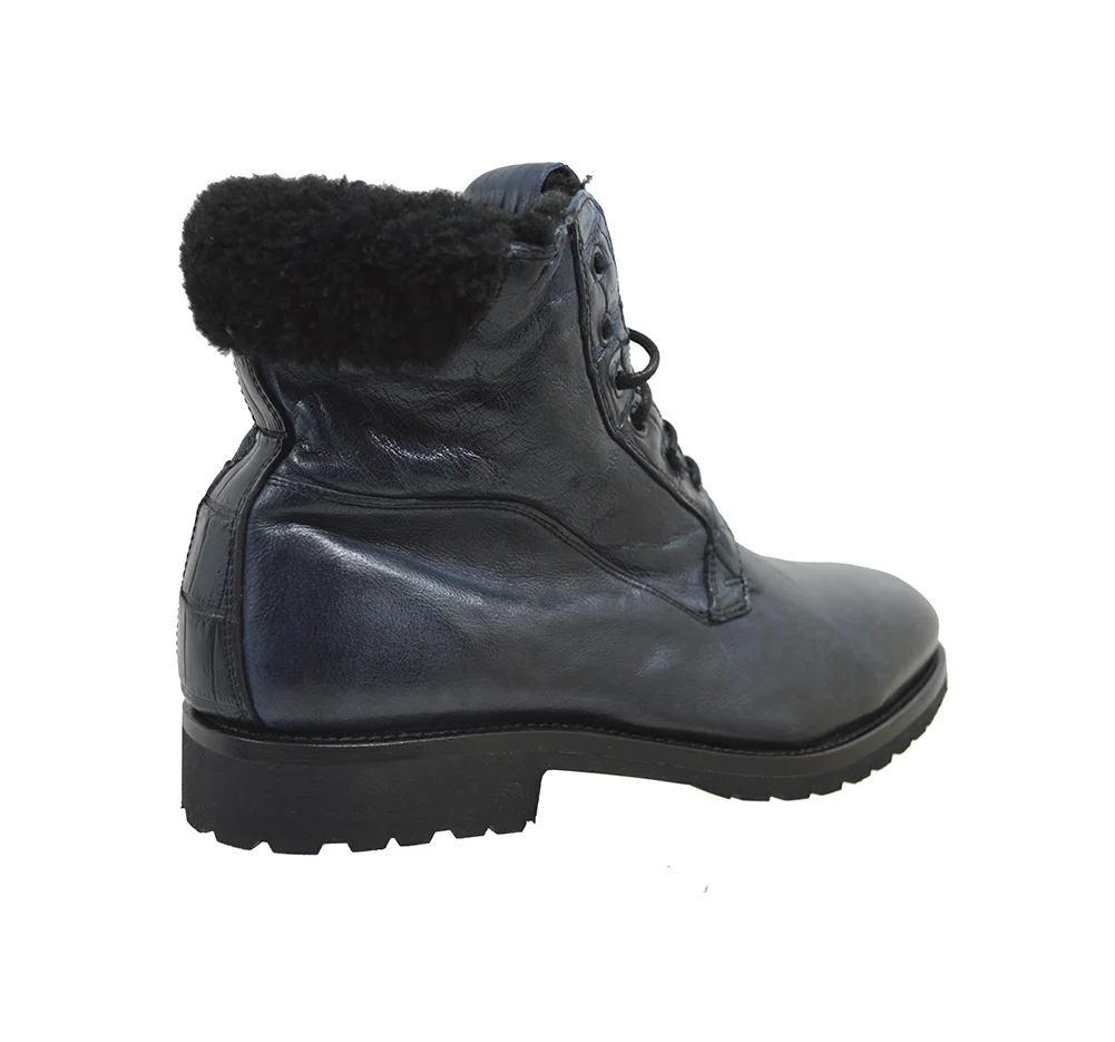 Calzoleria Toscana 4060 Leather & Shearling Boot - Image 9
