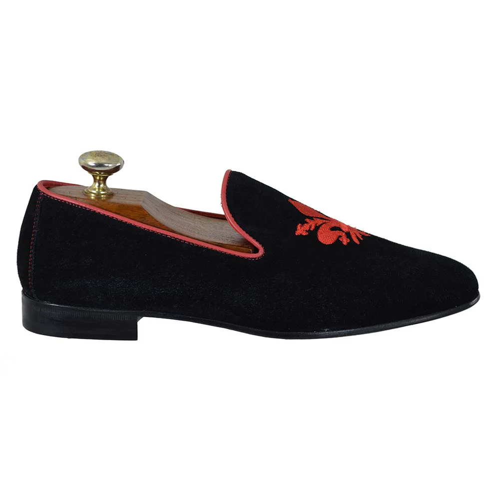 Calzoleria Toscana 4983 Suede Crest Slip On Loafer - Image 10