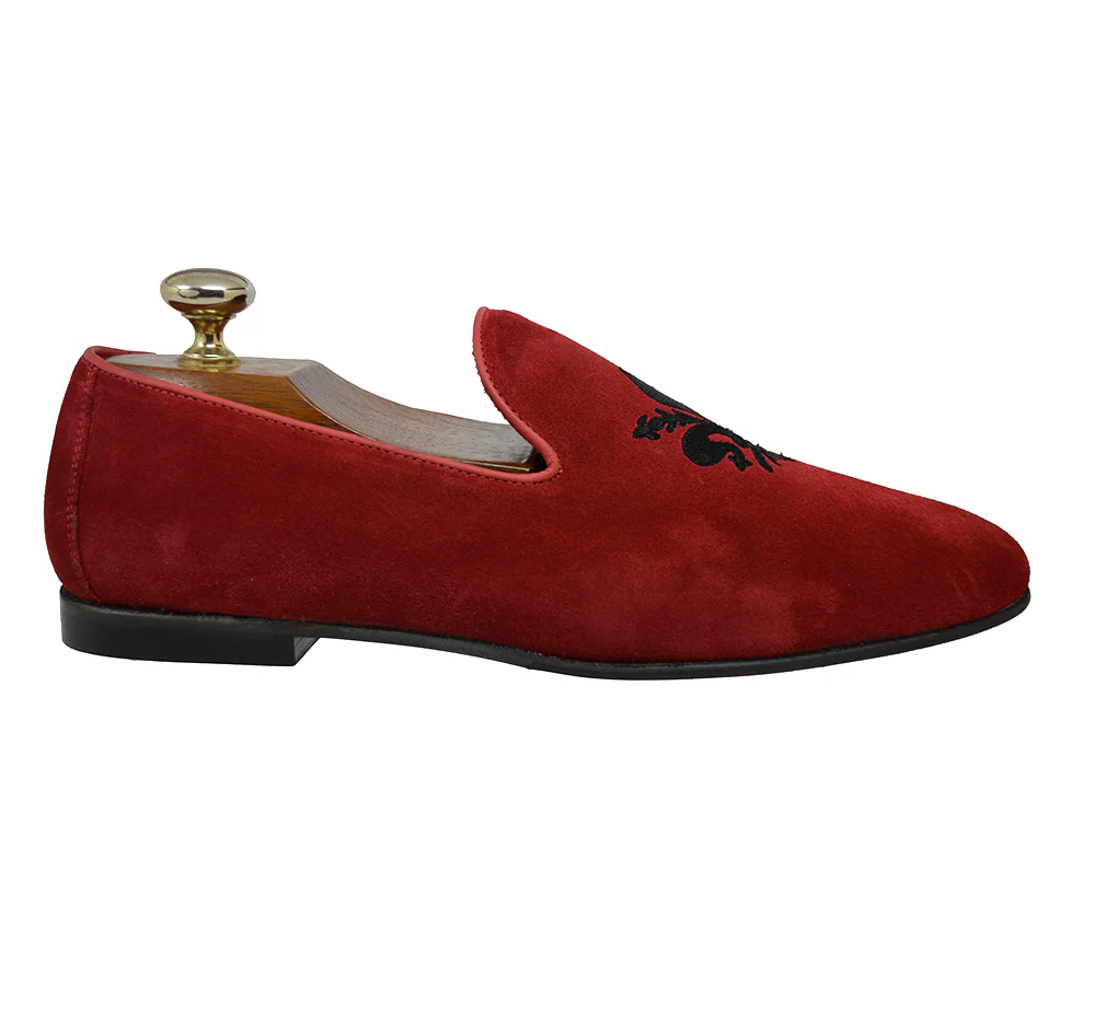 Calzoleria Toscana 4983 Suede Crest Slip On Loafer - Image 12