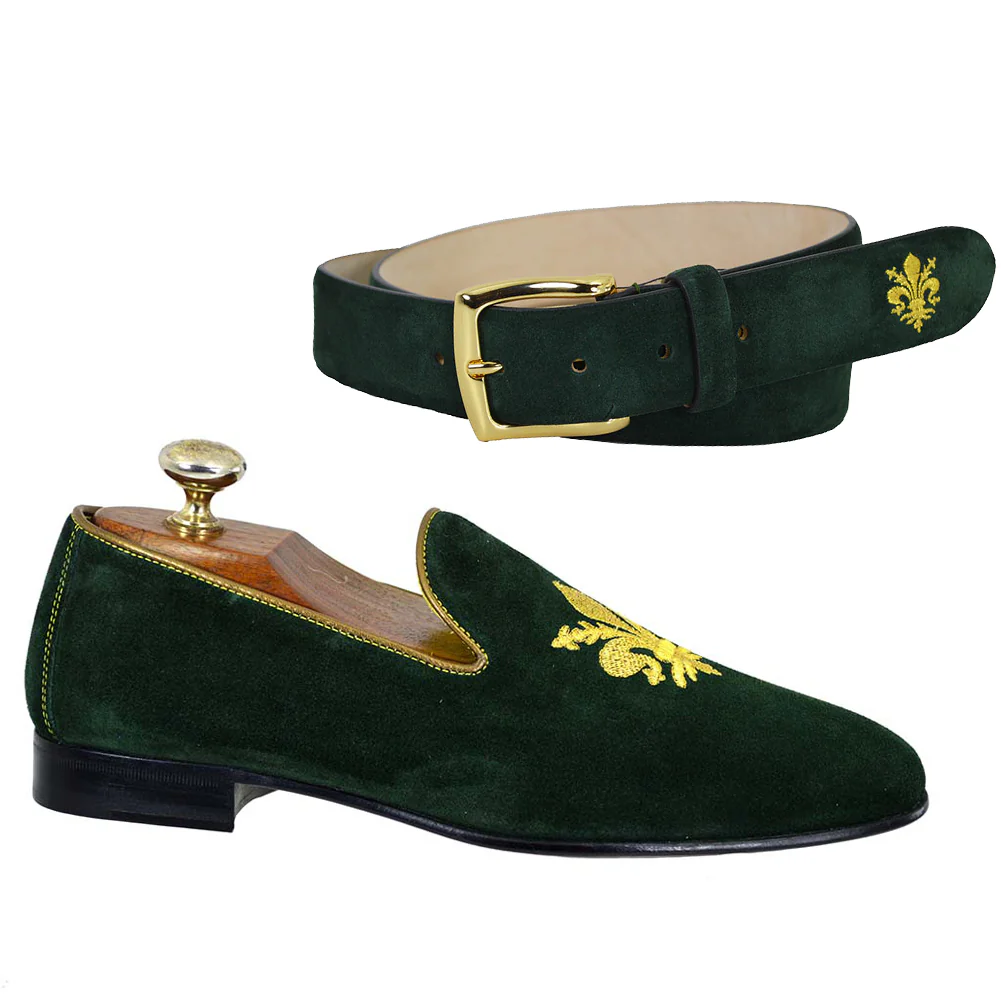 Calzoleria Toscana 4983 Suede Crest Slip On Loafer - Image 16