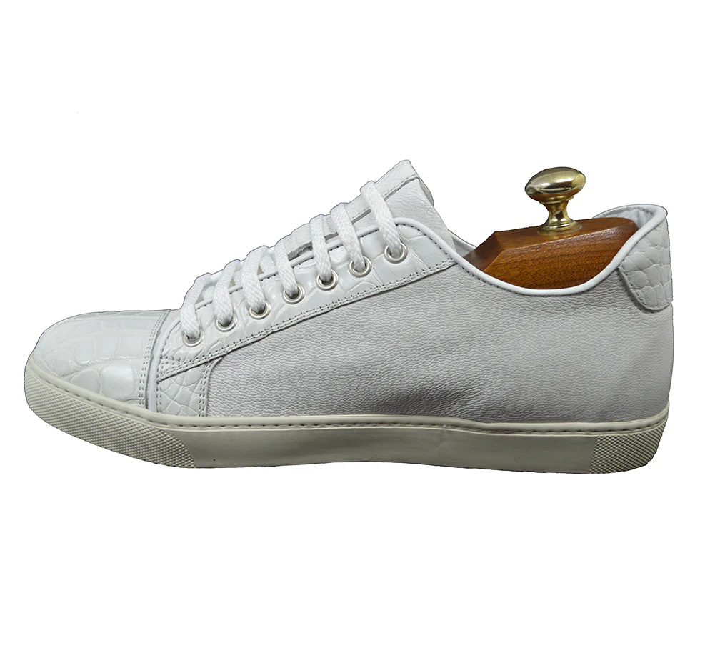 Calzoleria Toscana 5584 Crocodile Sneaker - Image 6