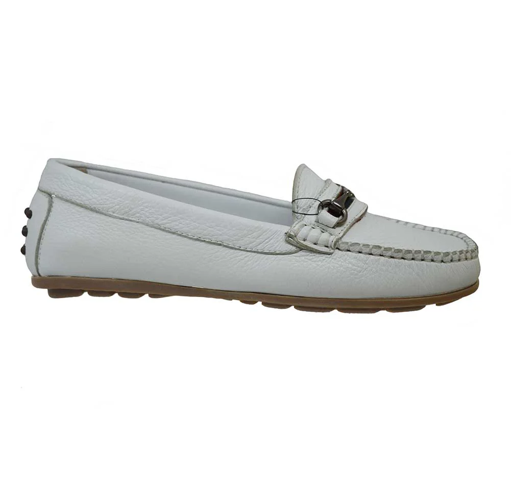 Calzoleria Toscana 8199 Ladies Deer Skin Loafer - Image 13