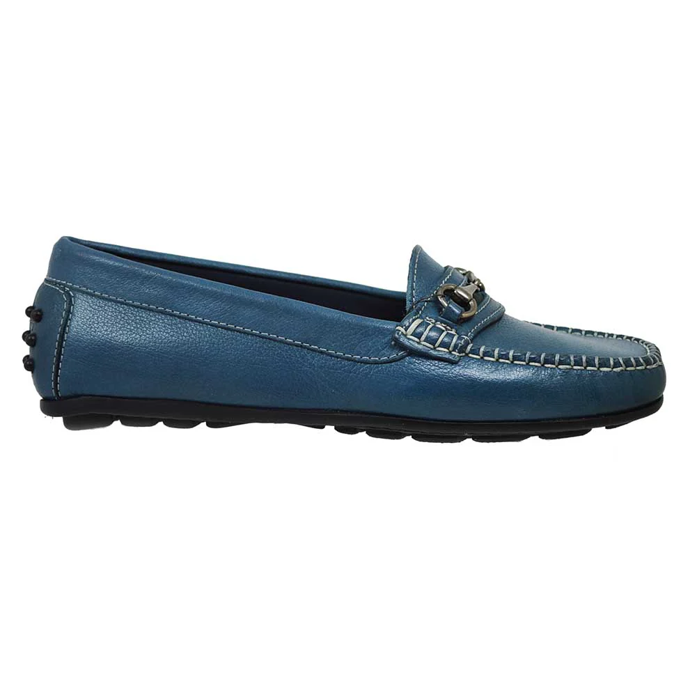 Calzoleria Toscana 8199 Ladies Deer Skin Loafer - Image 36