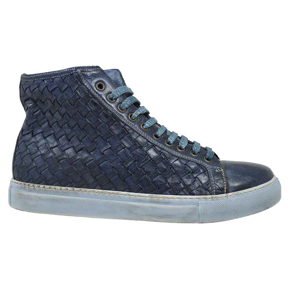 Calzoleria Toscana 9685 Cognac Woven Sneaker - Image 12