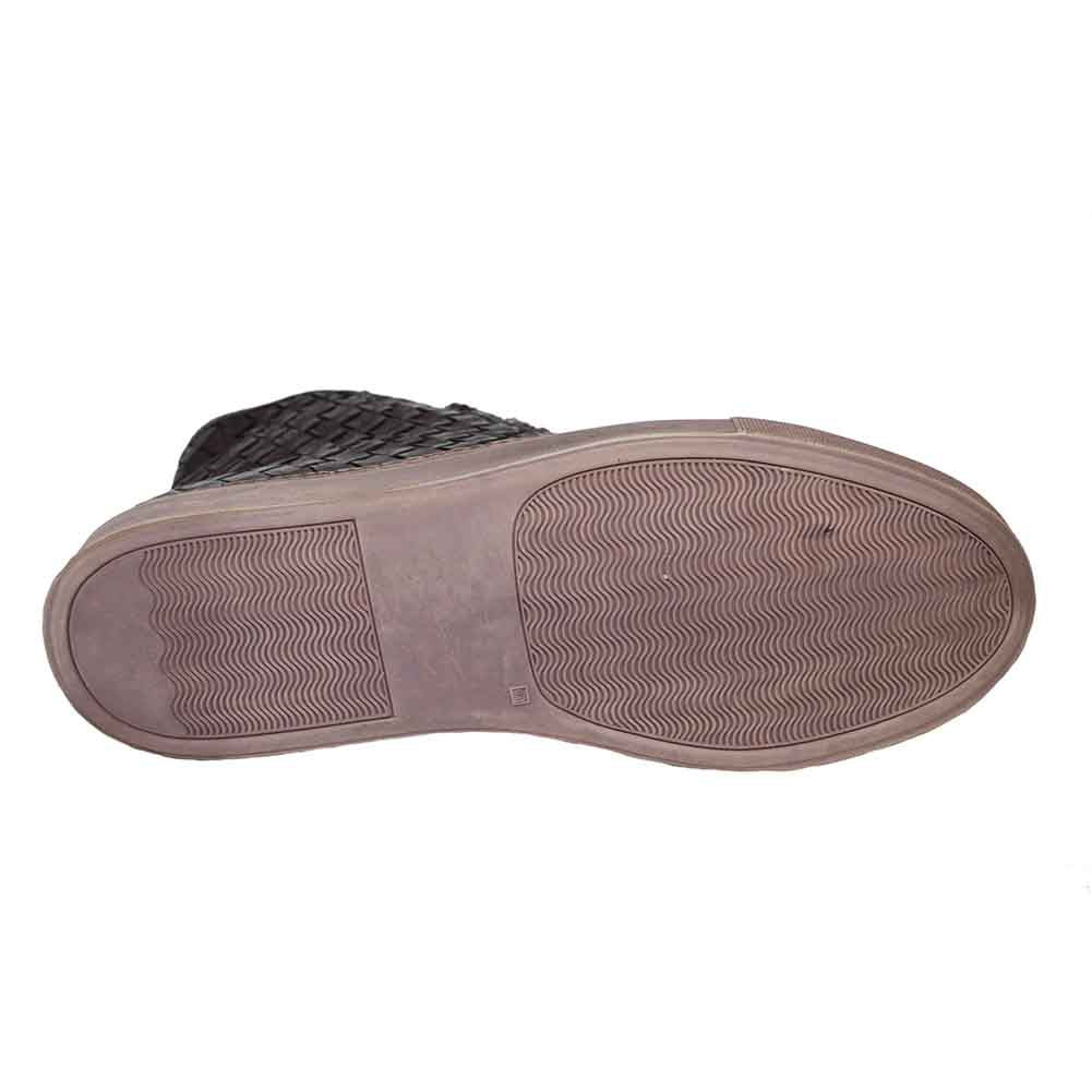 Calzoleria Toscana 9685 Cognac Woven Sneaker - Image 5