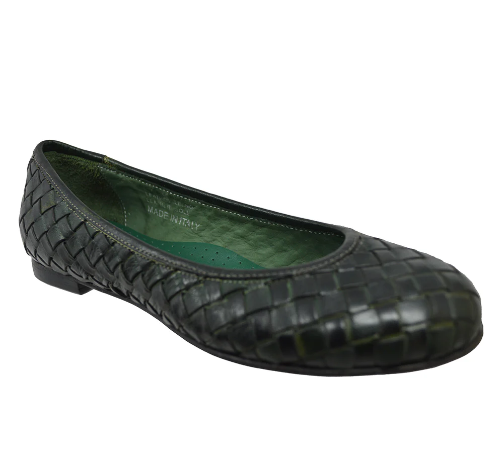 Calzoleria Toscana B940 Woven Ballerina - Image 10