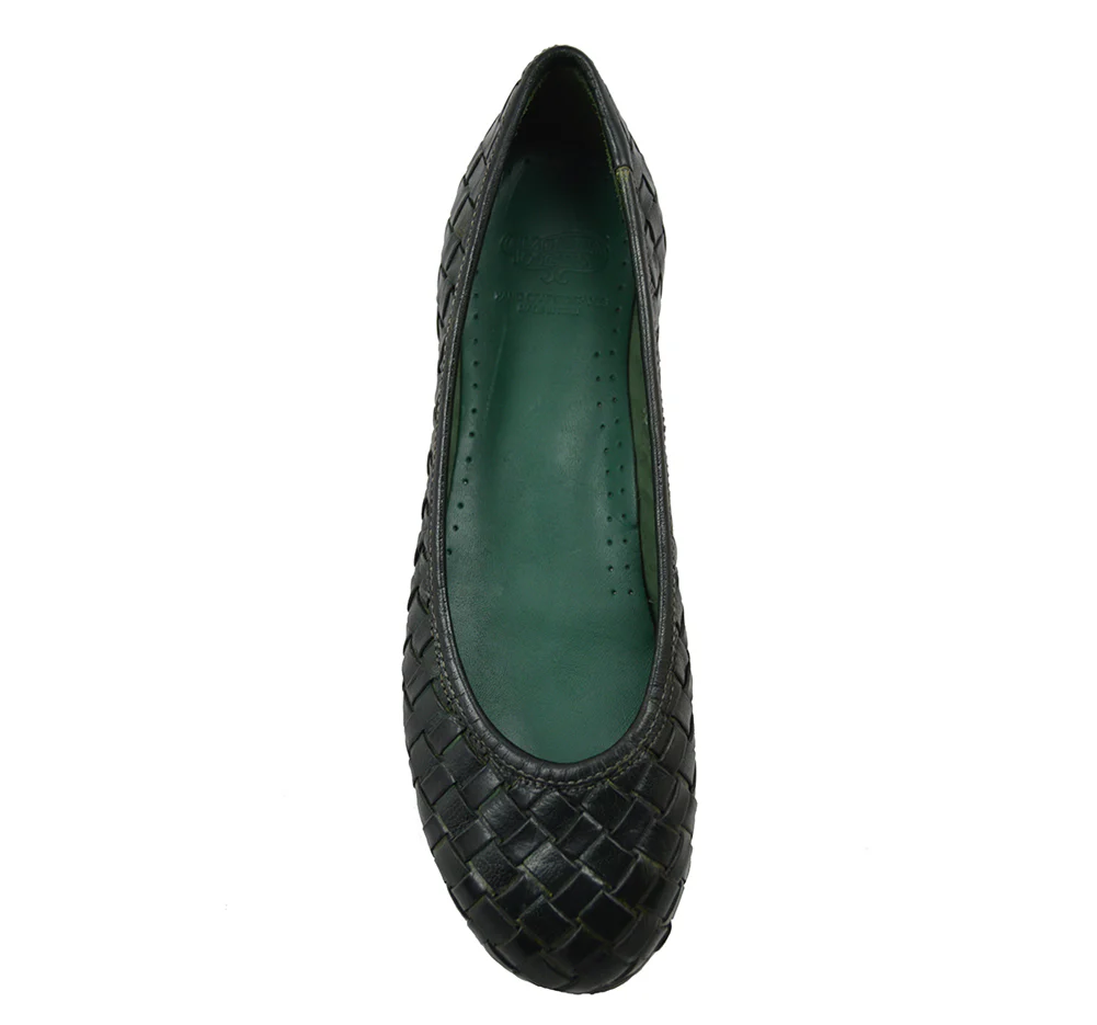 Calzoleria Toscana B940 Woven Ballerina - Image 11