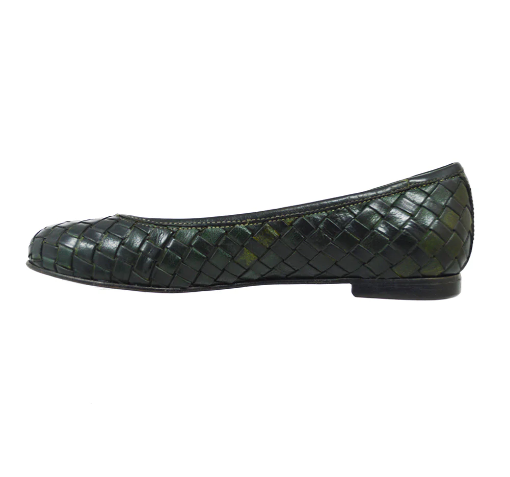 Calzoleria Toscana B940 Woven Ballerina - Image 12