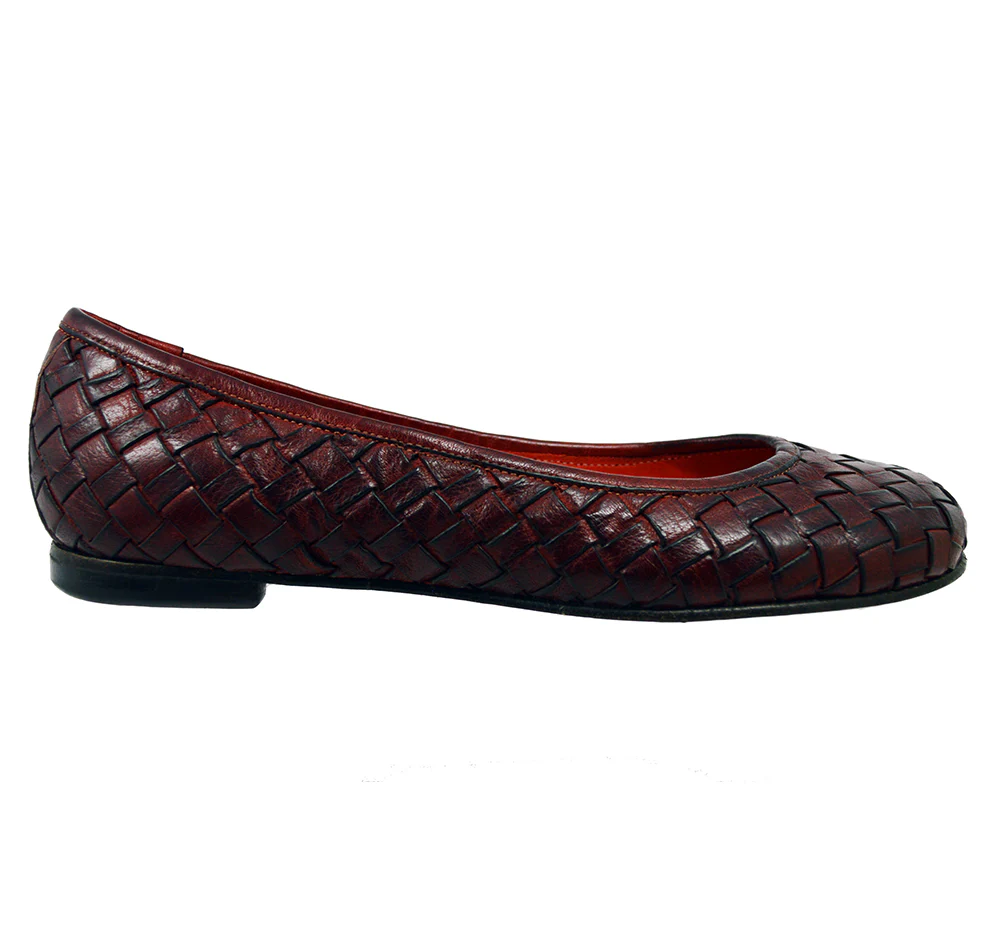 Calzoleria Toscana B940 Woven Ballerina - Image 14