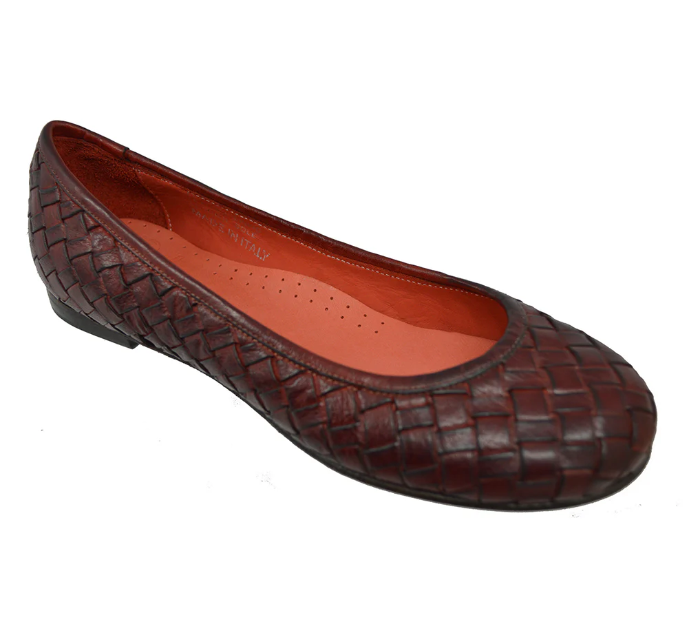 Calzoleria Toscana B940 Woven Ballerina - Image 15
