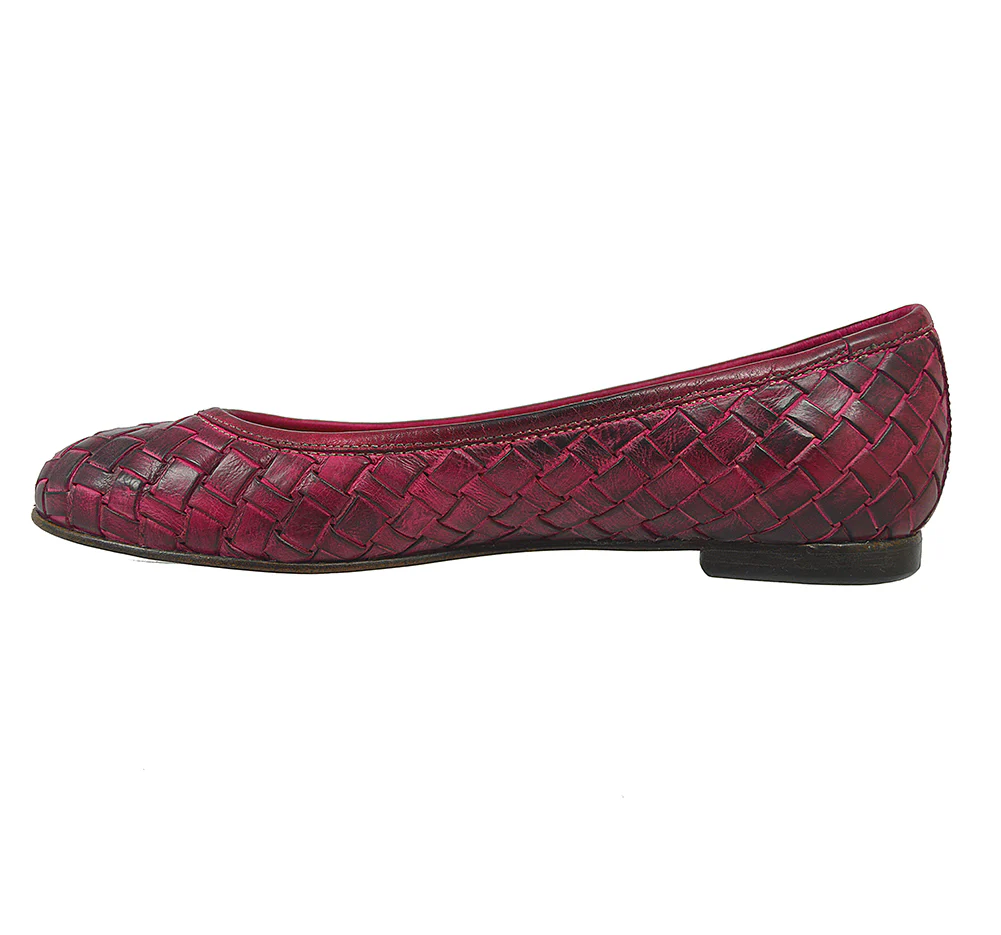 Calzoleria Toscana B940 Woven Ballerina - Image 2
