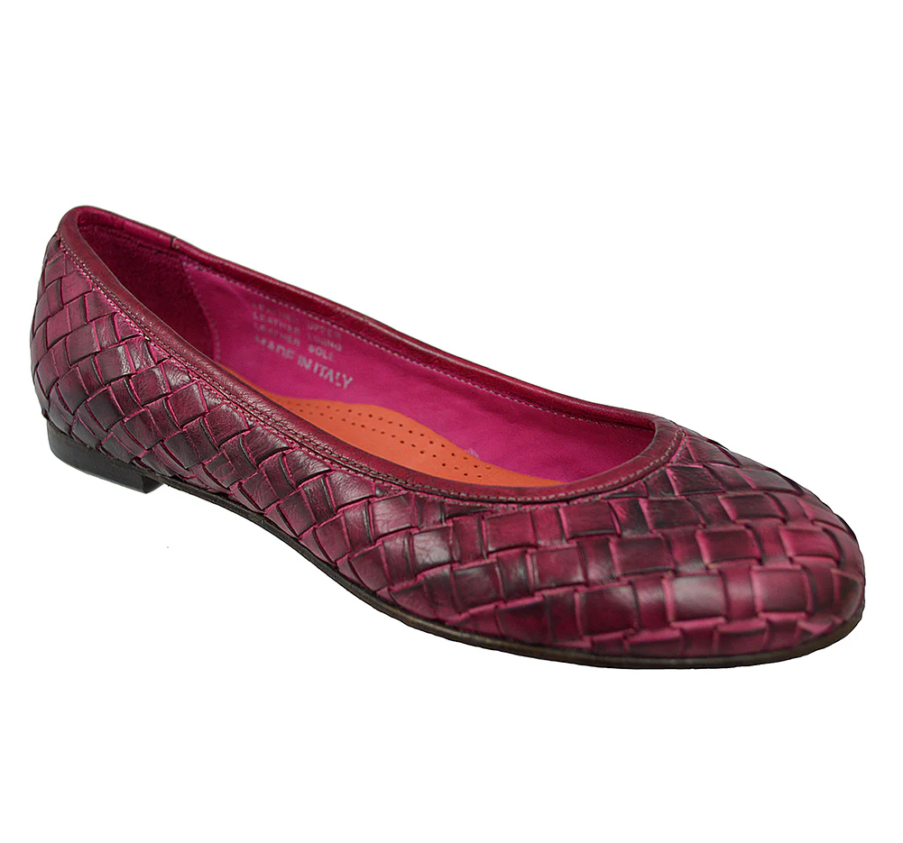 Calzoleria Toscana B940 Woven Ballerina - Image 3