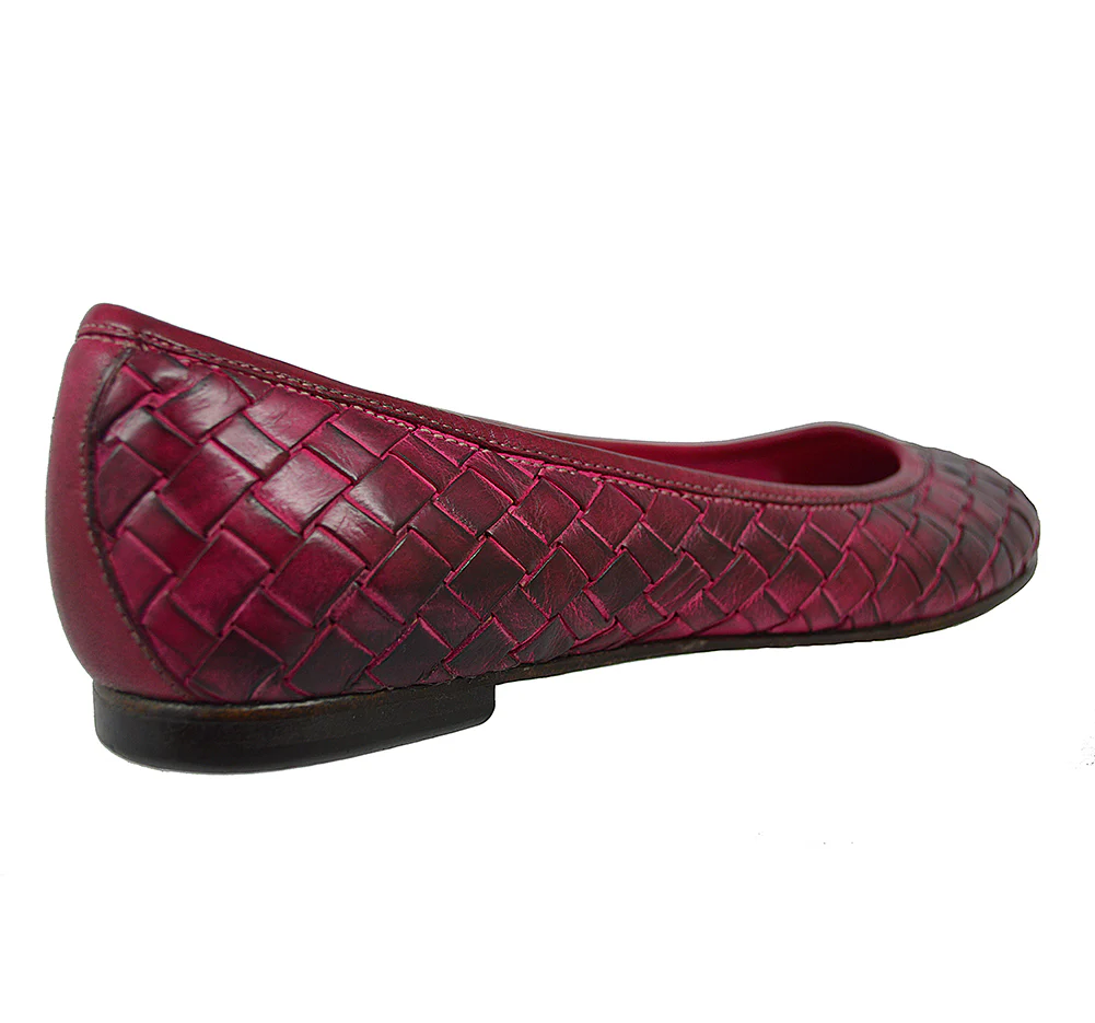 Calzoleria Toscana B940 Woven Ballerina - Image 4