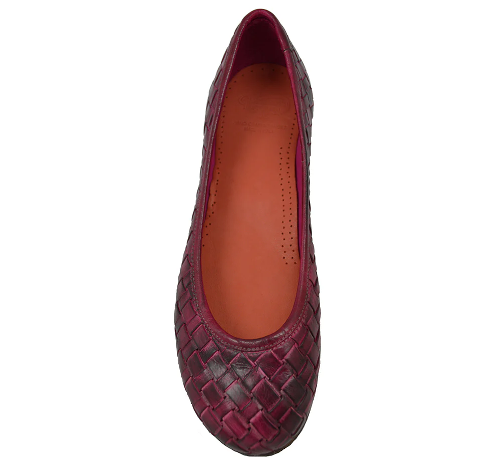 Calzoleria Toscana B940 Woven Ballerina - Image 5