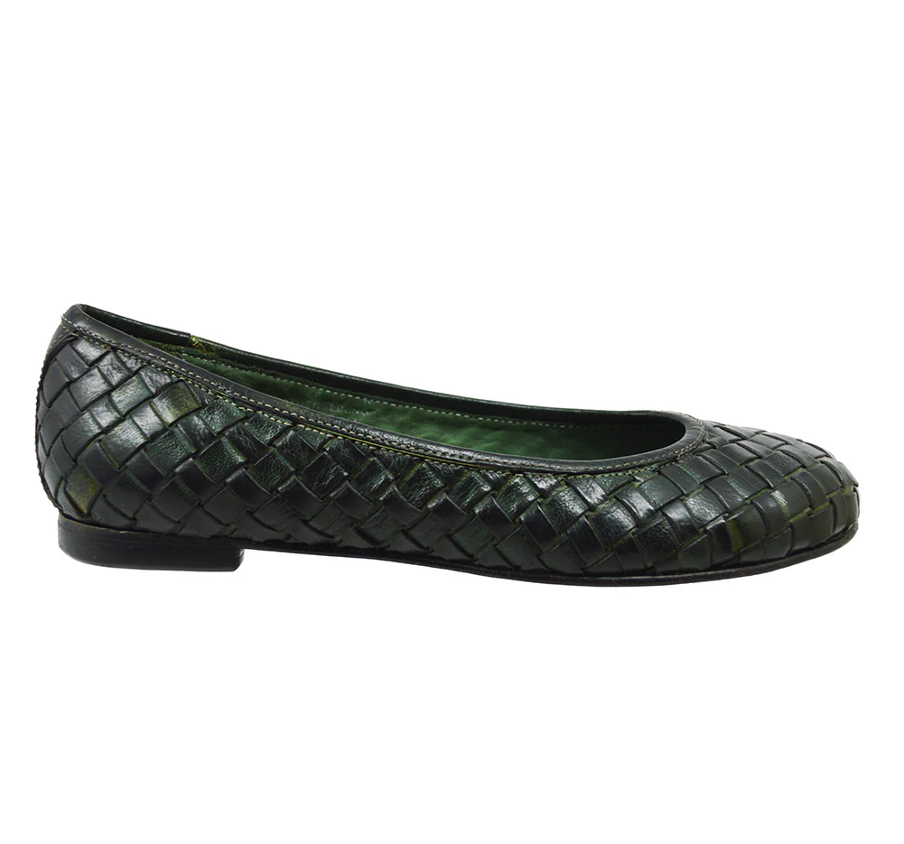 Calzoleria Toscana B940 Woven Ballerina - Image 7