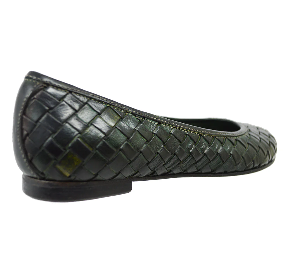 Calzoleria Toscana B940 Woven Ballerina - Image 8