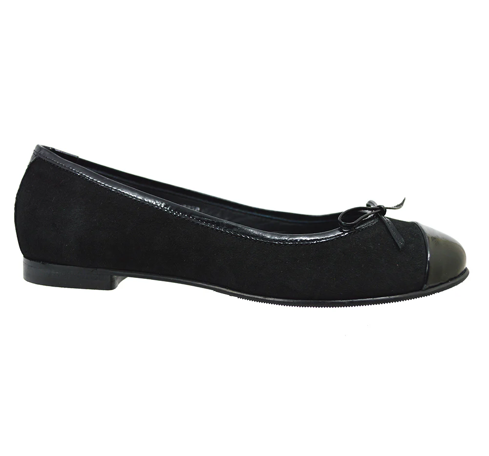 Calzoleria Toscana Ladies B977 Suede & Patent