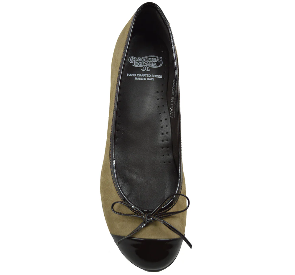 Calzoleria Toscana Ladies B977 Suede & Patent - Image 11