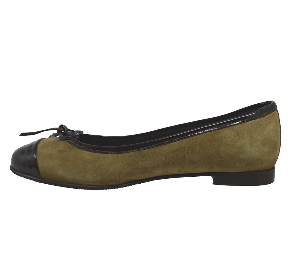 Calzoleria Toscana Ladies B977 Suede & Patent - Image 9