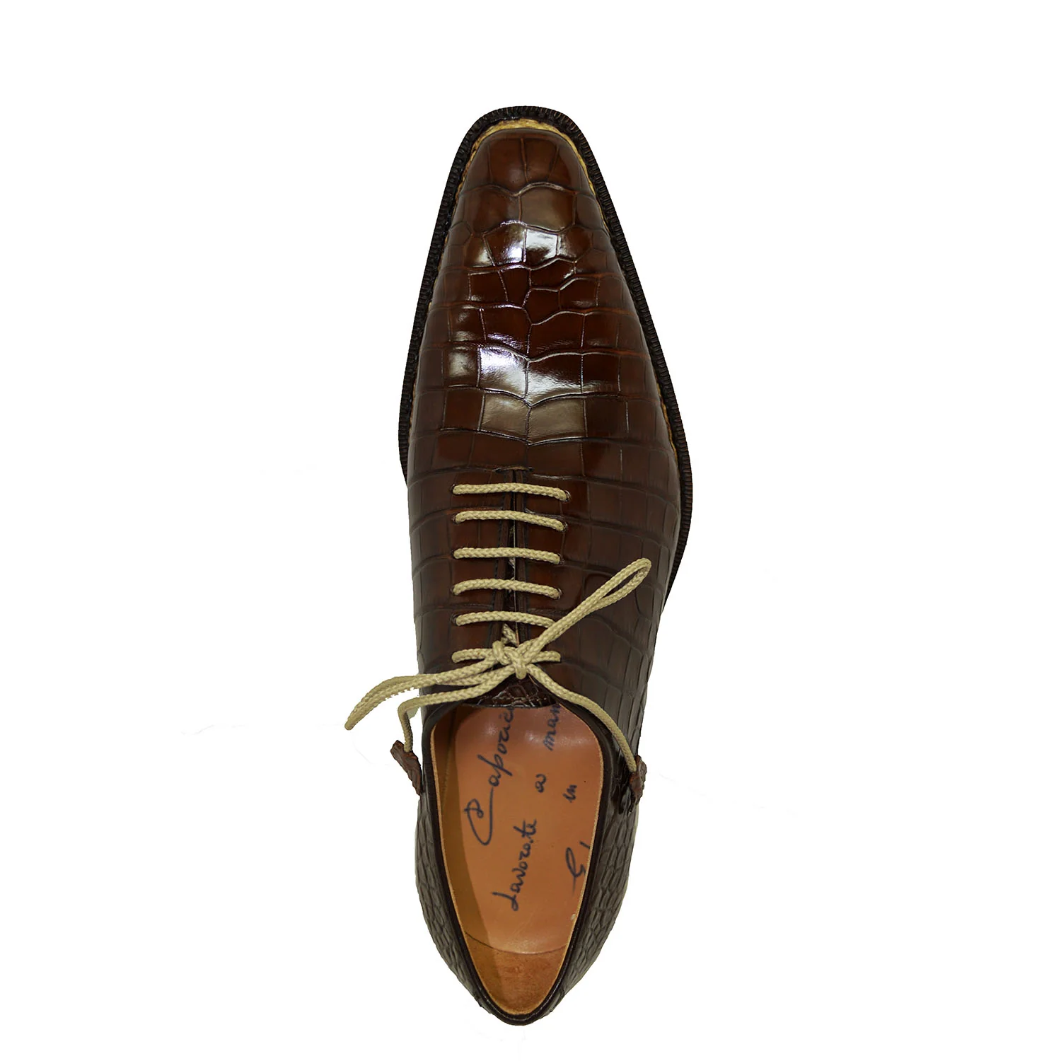 Caporicci 1400 Baby Alligator Lace Up - Image 11