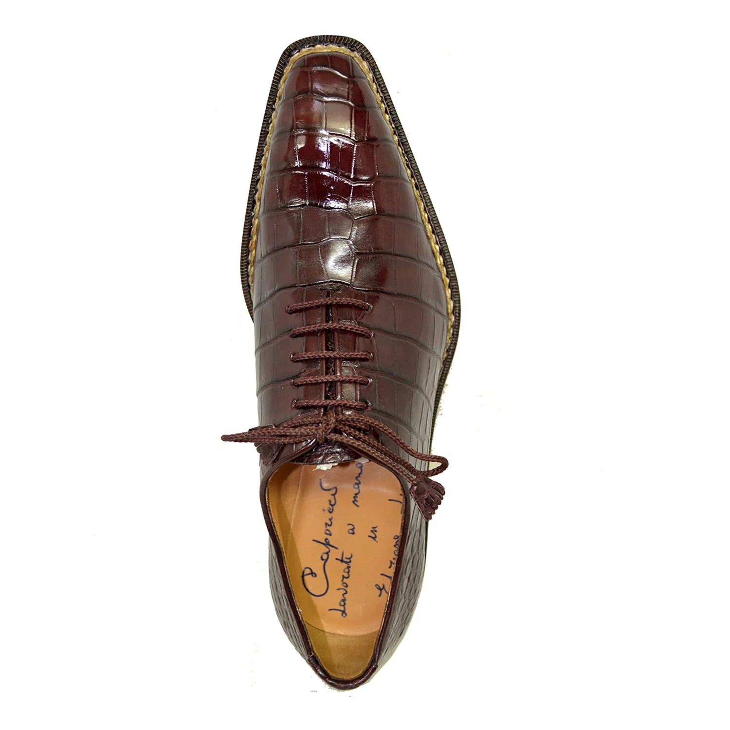 Caporicci 1400 Baby Alligator Lace Up - Image 14