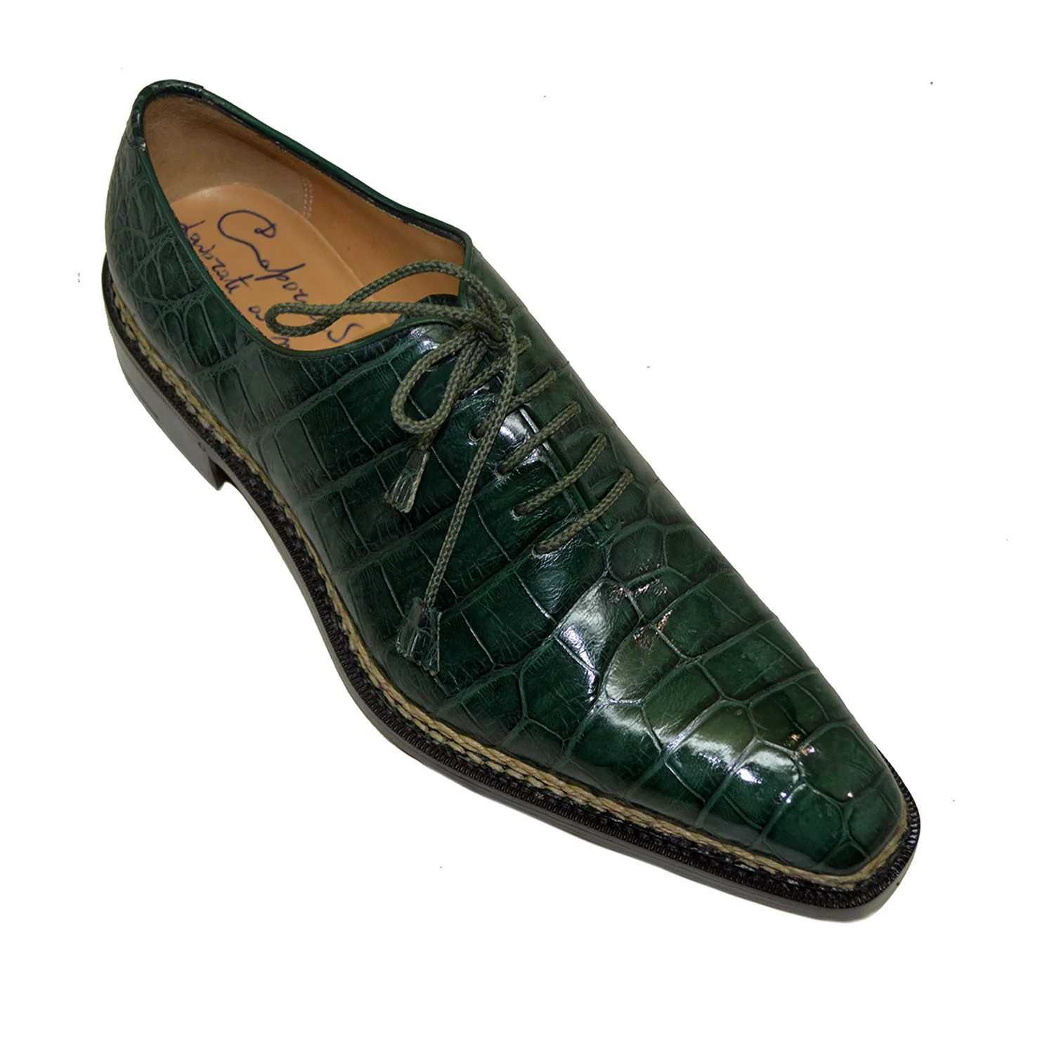 Caporicci 1400 Baby Alligator Lace Up - Image 22